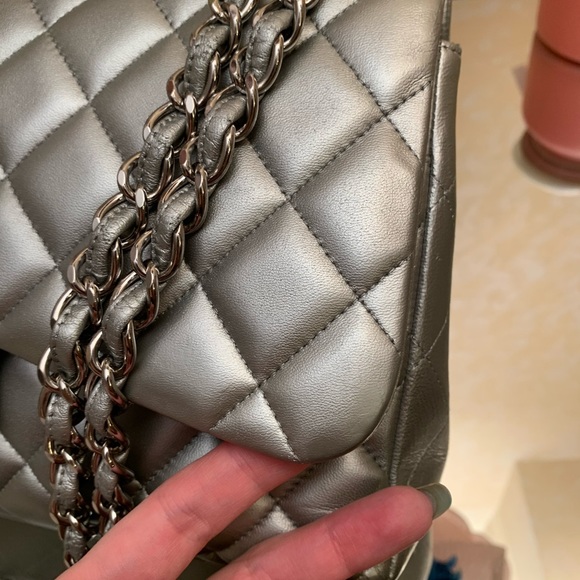 Chanel jumbo double flap Lambskin bag - Picture 10 of 11